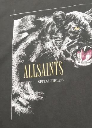 Графитовый свитшот с принтом allsaints7 фото