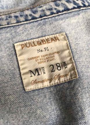 Женская джинсовая куртка  pull&bear размер 50-52.5 фото