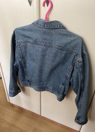 Джинсовка bershka блакитна 2