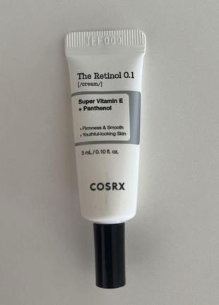 Омолаживающий крем с ретинолом cosrx the retinol 0.1 cream 3ml