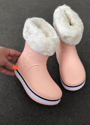 Гумові чобітки резинове взуття резинові сапожки дитяче взуття крокси