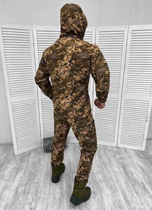 🔴есть опт! 🔴 качественный тактический мужской костюм софтшел пиксель мужественный тактический Пиксель2 фото