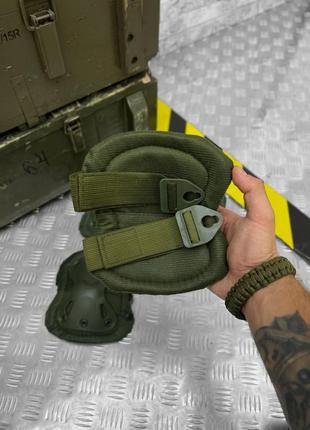 🔴є опт! 🔴 тактичний набір наколінники і налокотники хаки хакі тактические набор комплект4 фото