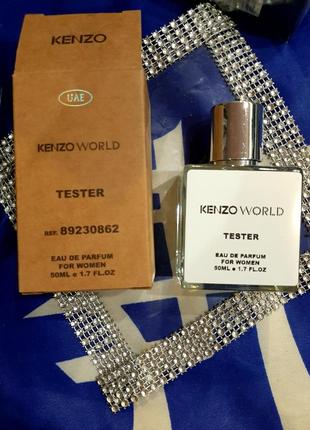 Новинка! тестер супер качество! божественный парфюм kenzo world kenzo 50ml абсолютно новый1 фото