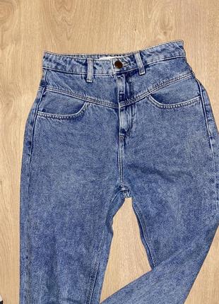 Женские джинсы мом, синие джинсы mom4 фото