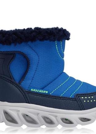 Детские зимние ботинки skechers hypno flash breeze infant boys boots3 фото