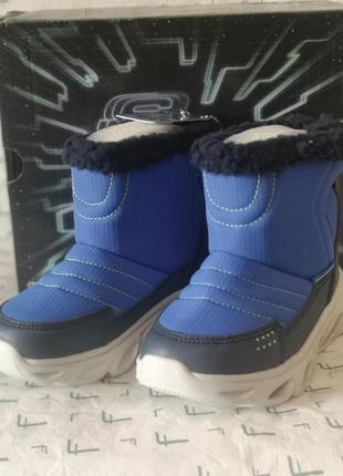 Детские зимние ботинки skechers hypno flash breeze infant boys boots7 фото