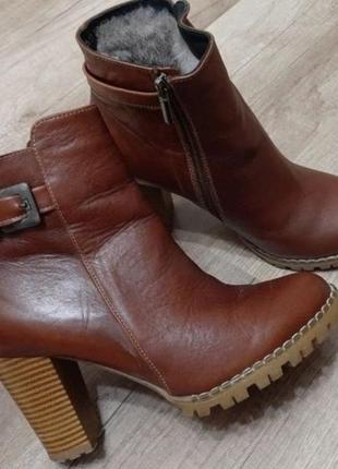 Ботинки  зимние натуральная кожа