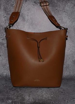 Lauren ralph lauren bag (женская кожаная сумка ральф лаурен polo