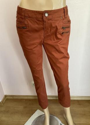 Зауженные красивые хлопковые брюки/s- m/brend bob timemberlake