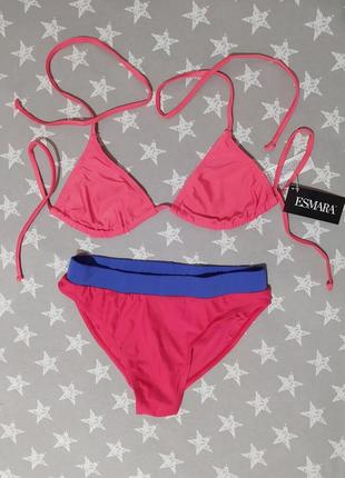 Яркий купальник бикини esmara, blue motion германия