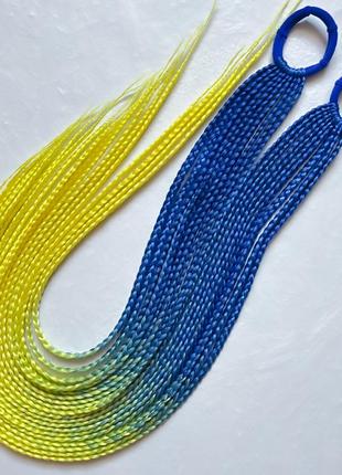 Афрорезинки афрокосички на резинці