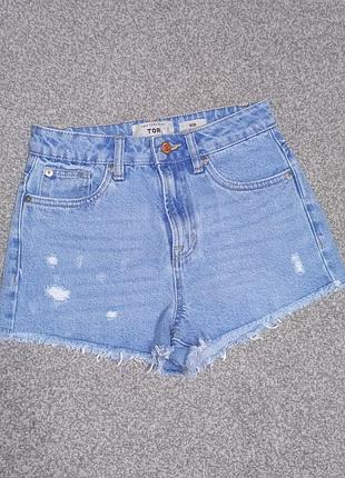 Шорти джинсові мом