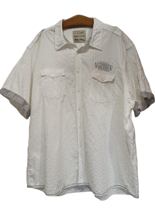 Літня сорочка з коротким рукавом великий розмір, рубашка большой размер angelo litrico