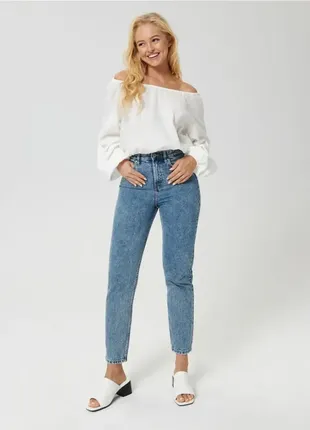 Vintage mom jeans high waist1 фото