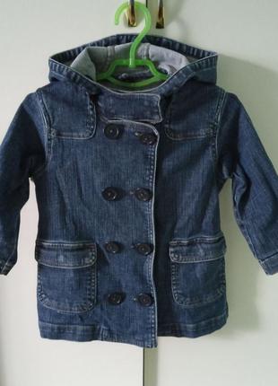 Джинсовый плащ для малышей gap 2