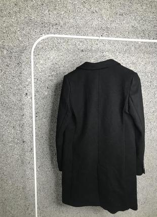 Чёрное классическое пальто zara2 фото