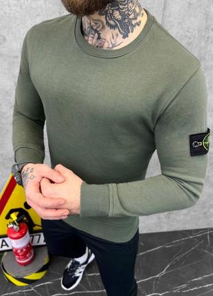 Свитшот stone island oliva