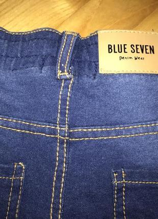Blue seven, трикотажные джинсы скинни! рост 744 фото