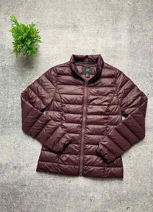 Женский микро пуховик black h&m