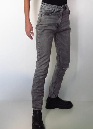 Джинсы серые h&m