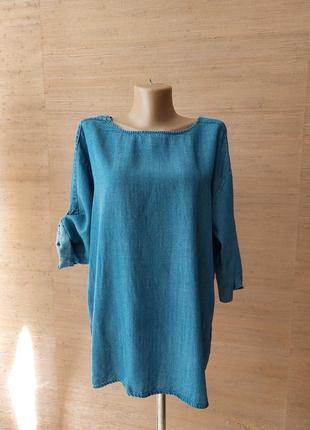 💛💙💜 стильна блузка ліоцел