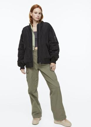 Бомбер h&m размер м