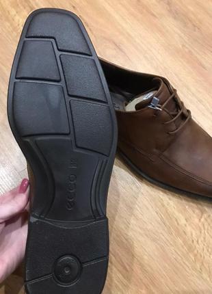 Оригинальные мужские туфли ecco 4