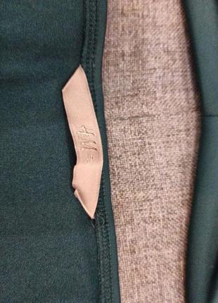 Красивый купальник бутылочного цвета с трусиками на высокой посадке3 фото