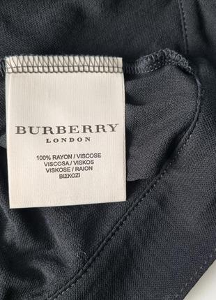 Чорний топ на запах з оголеною спиною burberry6 фото