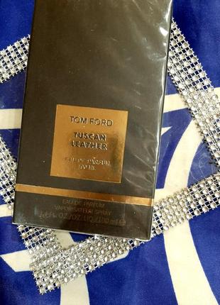Хит! новогодние скидочки!!! парфюм-унисекс tom ford tuscan leather 100ml абсолютно новый запечатан (лиц.)