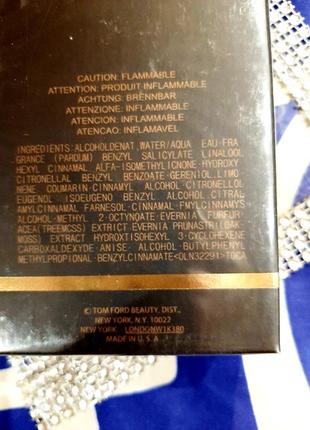 Хит! лакшери парфюм-унисекс tom ford tobacco oud 100ml абсолютно новый запечатан (лиц.)!!!готовимся к новогодним подаркам!!!2 фото
