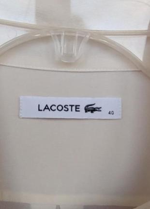 Шелковая блуза от lacoste6 фото