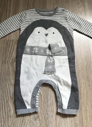 Чоловічок в’язаний пінгвінчик