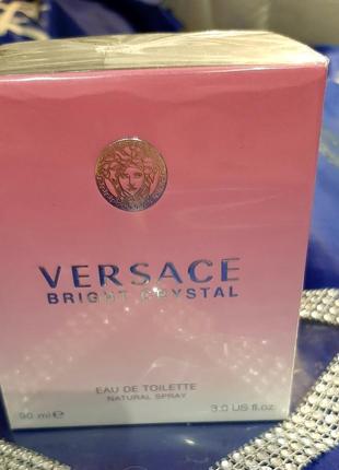 ! божественный парфюм versace bright crystal 90ml абсолютно новый запечатан (лиц.)
