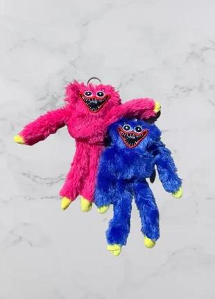 Брелок хаги ваги и кисси мисси huggy wuggy популярная игрушка из видео игры 20 см