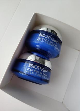 Нічний крем з ретинолом biotherm blue pro-retinol multi-correct cream