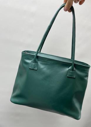 Сумка з натуральної італійської шкіри та замші жіноча