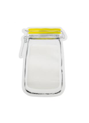 00438-s пакет для хранения продуктов "zip jar" комбинированный 10.7*15.3см