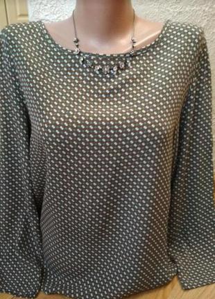 Вискозная блуза,блузка с пуговицами please италия s