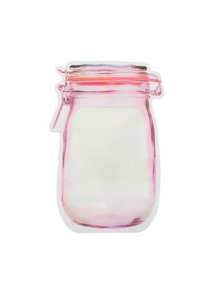 00438-m пакет для хранения продуктов "zip jar" комбинированный 13.5*20см