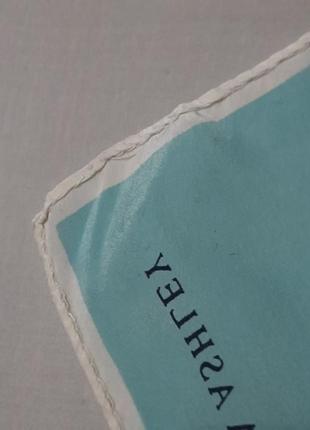 Брендова шовковиста хустка від laura ashley ,нюанси , обшита вручну2 фото