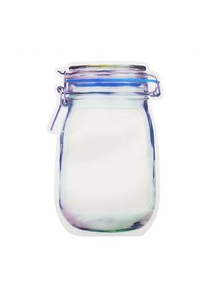 00438-l пакет для хранения продуктов "zip jar" комбинированный 14.5*24см