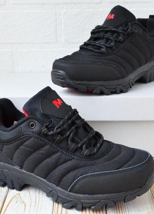 Merrell vibram черные с красным осенние зимние кроссовки мужские нейлон зимние осенние водонепроницаемые мерил ботинки низкие