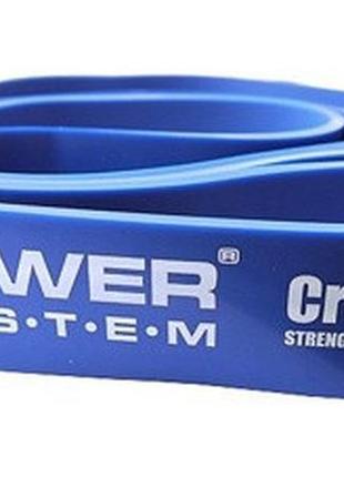 Еспандер-петля (гумка для фітнесу і кроссфіту) power system ps-4054 crossfit level 4 blue (опір 22-50 кг)
