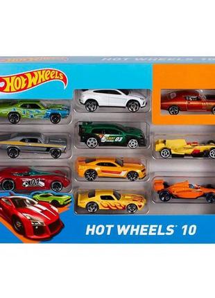 Набір іграшкових машинок hot wheels, 10шт/упак., 54886