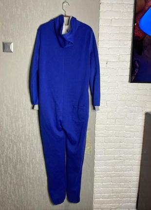 Утепленная кигуруми теплая цельная пижама слип superman, l2 фото