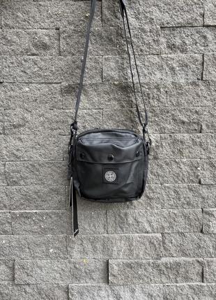 Мессенджер stone island черный black, борсетка стон айленд, сумка через плечо мужская/мужская борсетка бананка stone island/nike//adidas///eastrak
