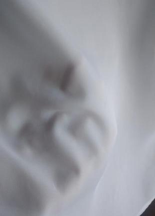 Красивая белая блуза с расклешенными рукавами на 50-52 укр6 фото