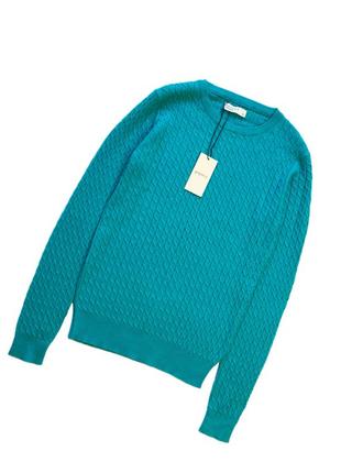 Нежный бирюзовый  свитер от papaya